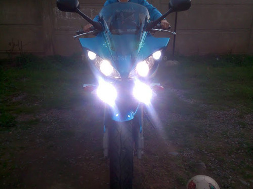 New Brand Waterproof led motorcycle headlight HID ...