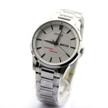 Cítola reloj para hombre relojes de acero relojes hombres comerciales de reloj del calendario de mesa
