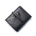 Korean Style Fashion Simple Buckle Wallet Women 2016 New Trendy Short Purse Ladies Solid Color Chic