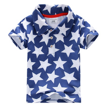 2015 Hot Sale High Quality 100% Cotton Summer Baby Boys Clothes Short Sleeve Kids Tshirt Boys Polo Shirt