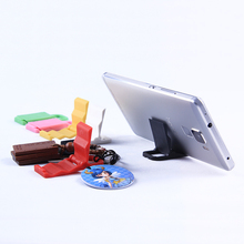 Random Color!Colored plastic mini phone stand Portable Adjustable holder For iPhone 4s 5s universal Foldable mobile phone holder