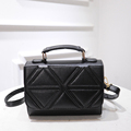 2016 New Exquisite Geometric Pattern Small Hand Bag Fashion Patchwork Cheap Plaid Bag Women Designer Portable