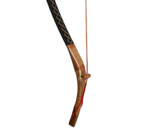 traditonal Outdoorcompound bow shooting practice Black leather Handmade Bow Longbow bowbag bow arrows