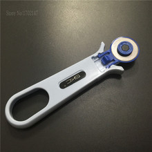 Envío gratis 1 Unidades longitud 15 cm diámetro de la hoja 28 mm acolchado azul herramientas cuchillo ronda Nw 30 g