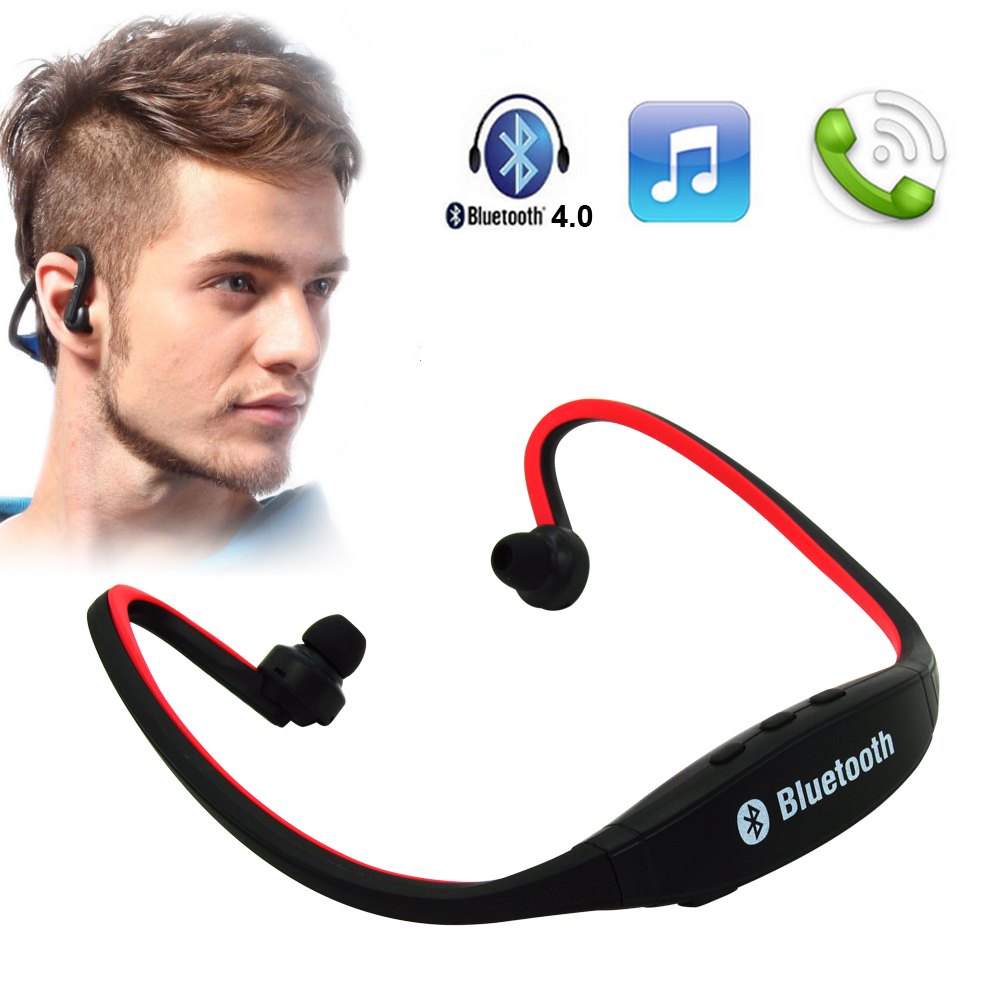 Universal Sport Stereo Wireless Bluetooth 4.0 Headset Headphone for iPhone 5/4 galaxy S3 S4 S5 for Smartphone Laptop Tablet