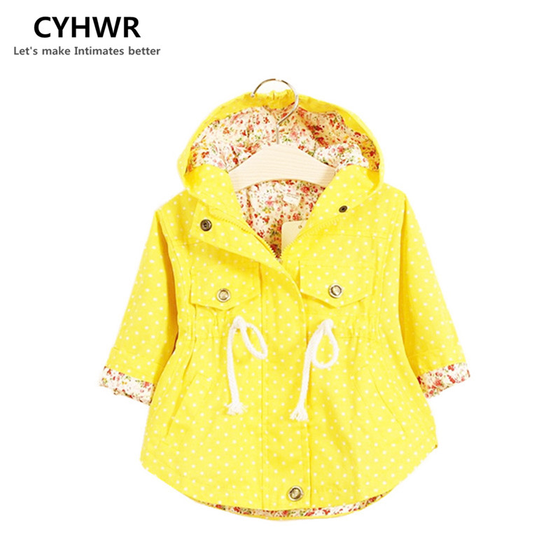 2016 New Girl s Fashion jackets Girls Outerwear Coats Trench Girls Hoodies Jackets Children s Coat