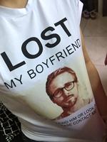 New 2015 summer style woman lost my boyfriend Paul white tee t-shirt fast furious camisetas y tops ropa camisetas mujer s m l