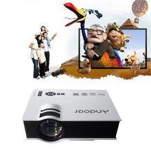 1080P 100% Original Full HD Andoer UC40 TFT LCD LED TV Projector Contrast Ratio 800:1 Home Theater 800 Lumens Portable Projector