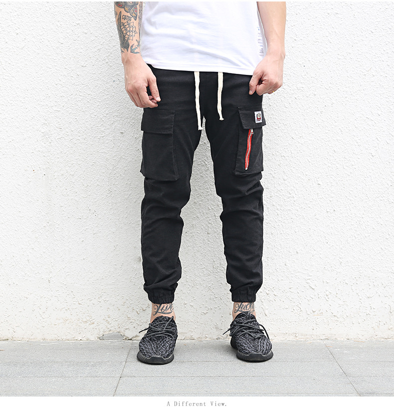 mens elastic ankle sweatpants