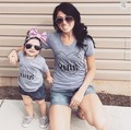Summer Cotton family matching clothes T shirt matching mother daughter clothes family look family clothing mother