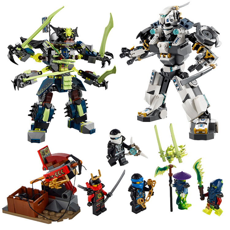 2015 New Ninja Cyberstein Robots Ltd Minifigure Building Blocks Set Model Aciton Figures Jay Compatible Bricks Education DIY Toy