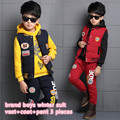 New children boy suit clothing for age 5 13 year kids boy winter clothing children big