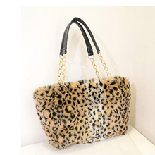 2015 New Fashion Bag Handbags Women Famous Brand Desigual Fur Shoulder Bag With Fur High capacity