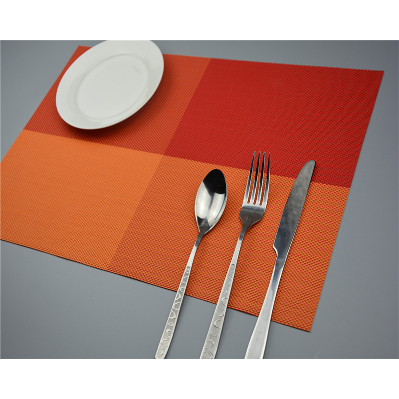 10pcs Plate Lunch Mat PVC Coaster Set Dining Table Placemats Insulation font b Kitchen b font