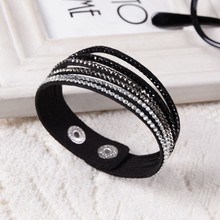 New Fashion Unisex Multilayer Leather Bracelet Christmas Gift Charm Bracelets Vintage Jewelry For Women Pulsera 2016