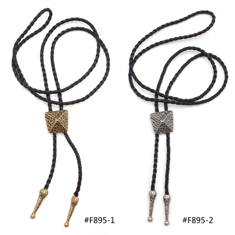 Fashion Men Pyramid Dot Shirt Bolo Tie For Mens Bow Ties Western Cowboy Necktie