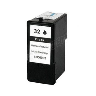 1Pk Black Inkjet Ink Cartridge for Lexmark 32 for Lexmark X7350 X5450 X5210 X5470 X7170 Z810