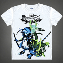 Black Rock Shooter T-shirts kawaii Japanese Anime t-shirt Manga Shirt Cute Cartoon Mato Kuroi Cosplay shirts 37166799598 tee 328