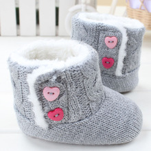 New Fashion Children Princess Baby Shoes Cotton Padded Baby Boots Infant Toddler Boy Girl s Bebe