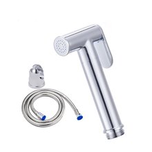 New Quality Brass Handheld Bidet Toilet Water Spray Douche Kit Hand Sprayer With Shower Hose And Holder,Chrome