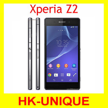 Original Sony Xperia Z2  D6503 Unlocked Smart cell Phone 5.2inch Quad Core 20.7MP WIFI 3200mAh RAM 3GB GPS free shipping