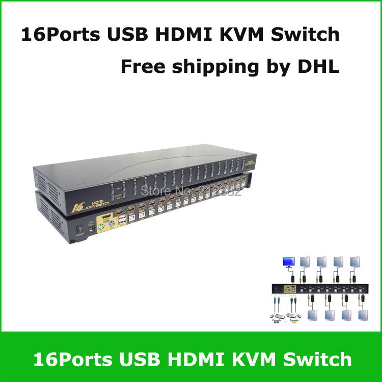 16 () USB HDMI  KVM KVM HDMI       DHL