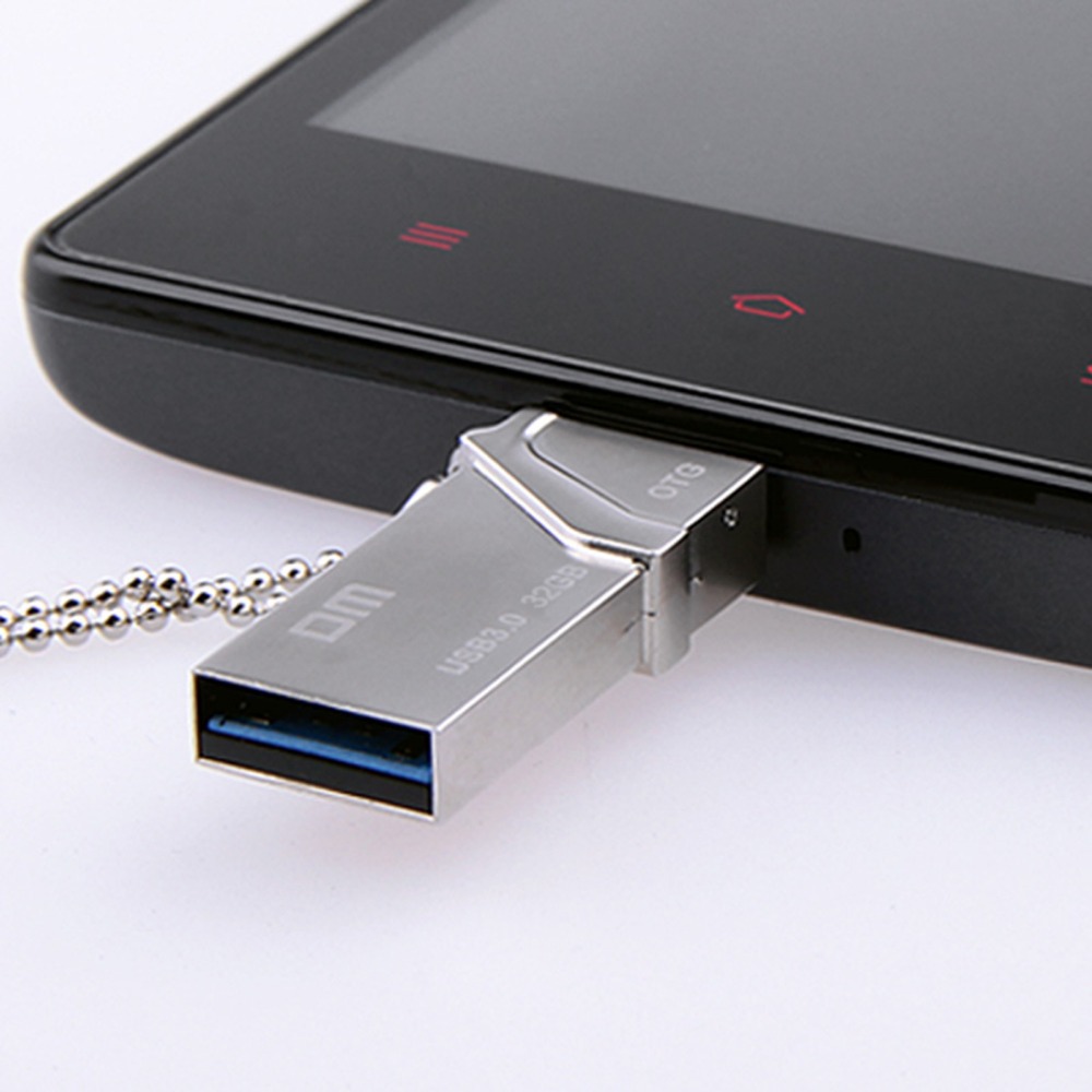 Free shipping DM OTG USB PD006 USB3 0 with double connector used for smart phone and