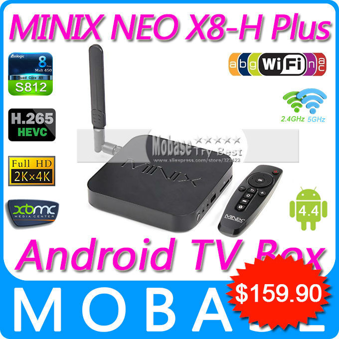 Minix neo x8-h  xbmc android- box amlogic s812   2  2  / 16  802.11ac 2.4 / 5  wi-fi 4  h.265 2160 p 