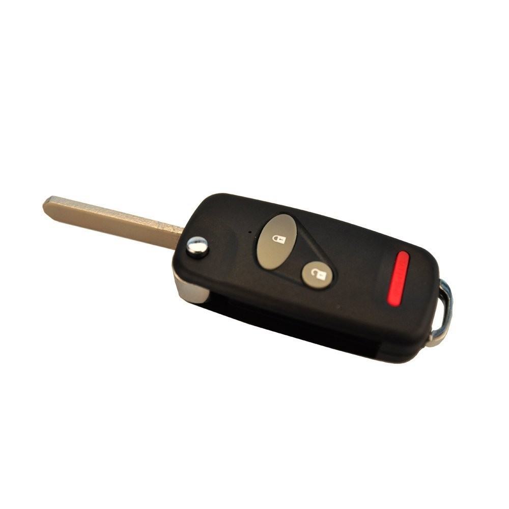 Keyless-Entry-Remote-Uncut-Flip-Key-Case-Shell-for-Honda-Accord-Honda-Civic-Honda-Cr-v