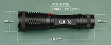 e17 xm l t6 4000 lumens led flashlight torch adjustable LED Flashlight Torch light flashlight torch