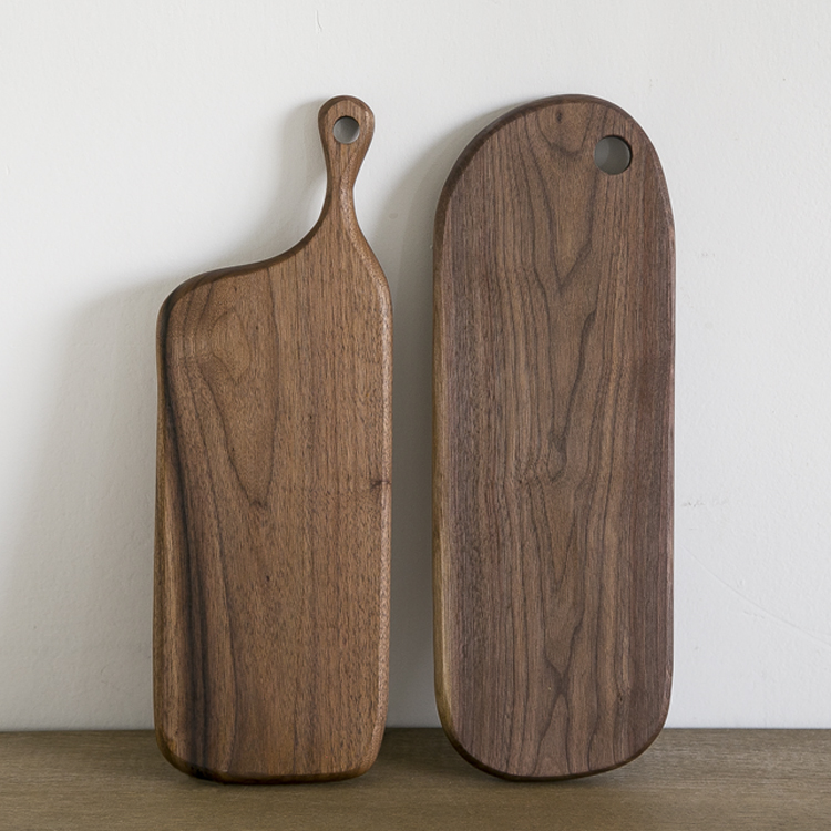 Black walnut handmade wood chopping block solid Black walnut handmade wood chopping block solid