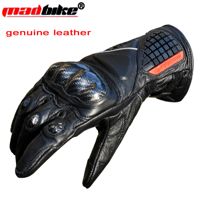 New genuine leather motorcycle glolves motociclist...