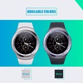 Free Shipping Smartwatch IPS Round Screen Bluetooth Heart Rate Monitor Support SIM Card
