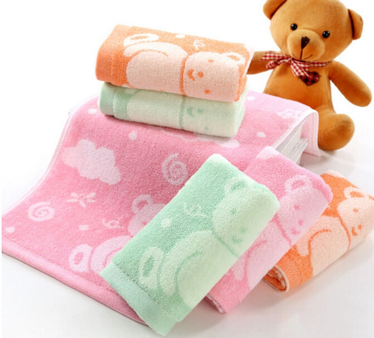 3pcslot 2550cm Baby Face Towel Kids Children Baby Bath Towel Toalha De Banho Cute Cartoon Towel Set Bathroom Product Girls Boy (3)
