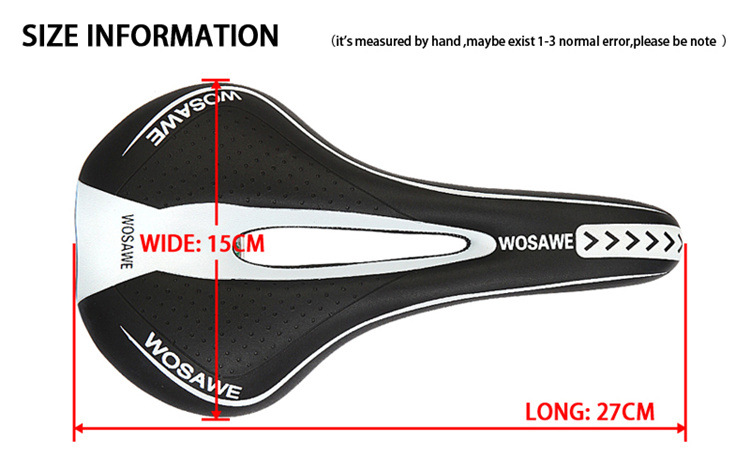 bike saddle sizing