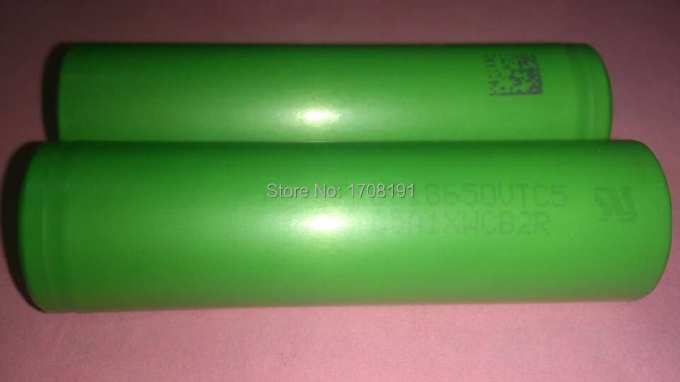 2pcs US18650VTC5 battery 3 7V 2600mAh high drain 30A vtc5 battery for Sony electonic cigarette batteries