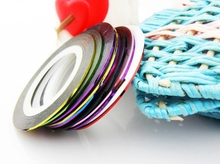 Beauty 31 Color Rolls Striping Tape Line Foil Transfer Decal On Nails DIY Tips Decoratios For