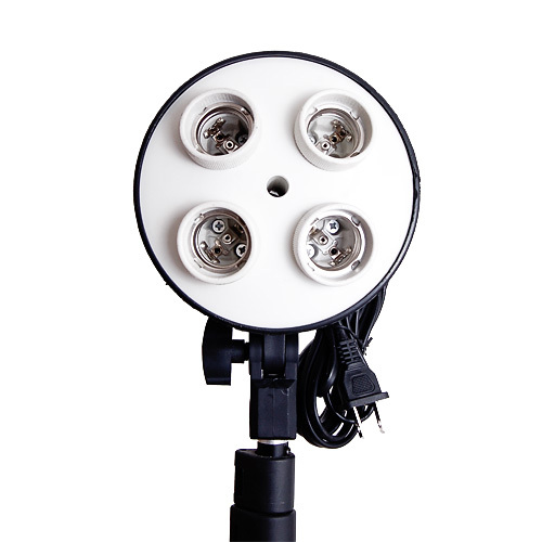 2015 HOT Sales  Photo Studio Lighting Kit 4 Socket  Head Socket Lighting Lamp For Softbox Free Shipping