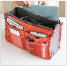 hot Double Zipper Portable Multifunctional Travel Pockets Handbag Storage Bag Fadish Travel Organizer Makeup Bag X01