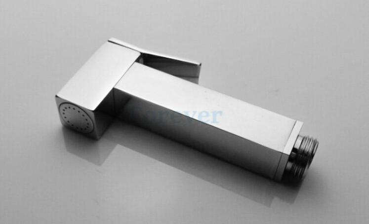 Description Picture 6 of itemToilet Brass Hand held Bidet Spray Shattaf + Hot & Cold Water Valve Mixer with Holder + Hose sprayer Jet