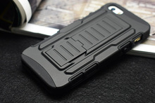 Armor protection shell for Apple iphone5/5s mobile phone case With a support function.water/dirt/shock proof