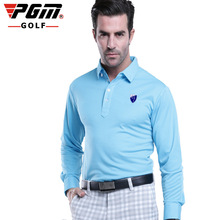 PGM Golf Men’s new polo t-shirt golf sports clothing tshirt camisa polo masculina polo full sleeve t shirt men golf apparel