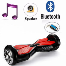 2016 New Hover board smart electric self balance scooters unicycle Bluetooth speaker LED light Remote control Samsung battery