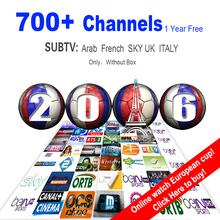 2016 European Cup 1 Year Abonnement 700 HD Live TV IPTV European Apk French Arabic Sky Sports Italy UK Dutch 3RC Cable Free Ship
