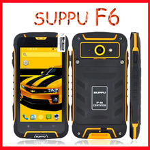 Original SUPPU F6 Waterproof IP68 Smartphone MTK6582 Quad Core 4.5 inch IPS rugged GPS Android 4.4 Dustproof Shockproof JEEP F6