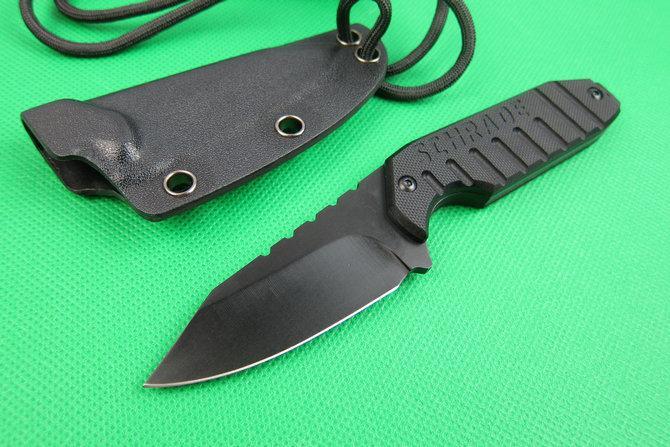 NEW Schrader SCHF16 small straight hunting knifes 57HRC G10 handle straight knife tactical knife camping survival