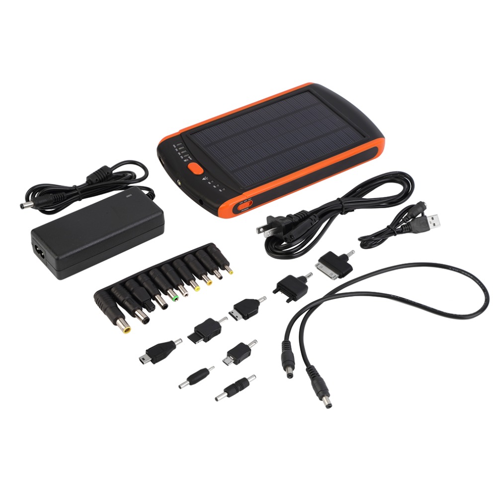 Top Quality 23000mAh 5V 9V 12V 16V 19V Solar Panel Mobile Power Bank Charger Battery Top Quality 23000mAh 5V 9V 12V 16V 19V Solar Panel Mobile Power Bank Charger Battery