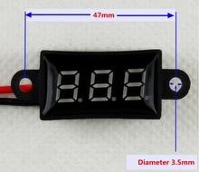 NEW Waterproof 0 56 Inch DC 3 50 30 0V Digital volt meter voltage led voltmeter