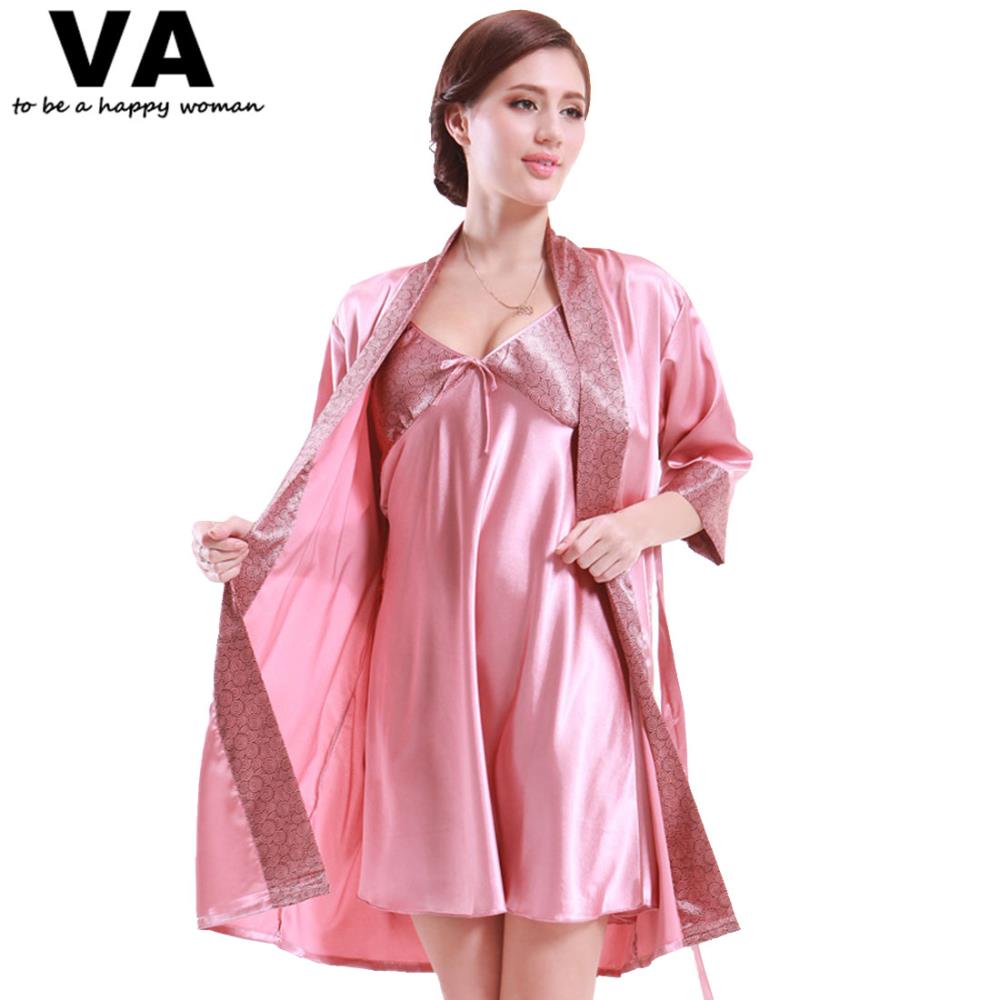 Buy Women Two Pieces Bath Robe Sets Luxurious Elegant