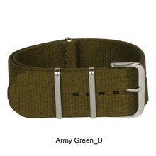 Classic MultiColor Casual 22mm Army Green Military Bracelet Nato watch strap belt Nylon Woven Fiber watchbands